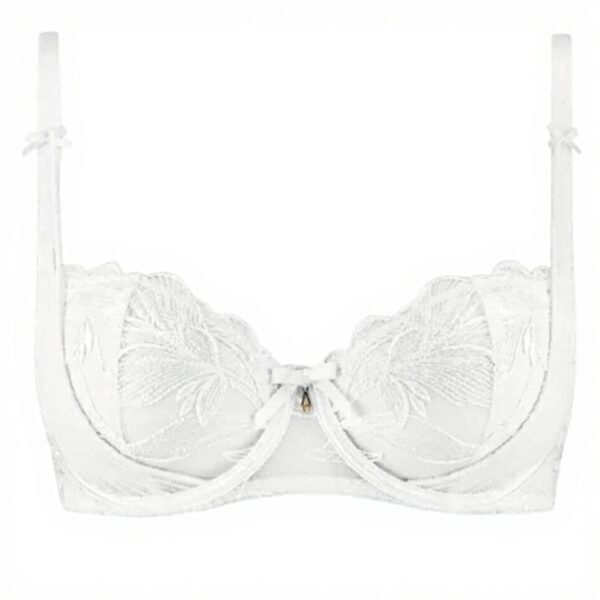 Reggiseno Aubade Fleur De Tatuaggio Bianco Donna 70C