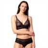 Reggiseno Donna Triumph Bright Spotlight Nero Senza Ferretto