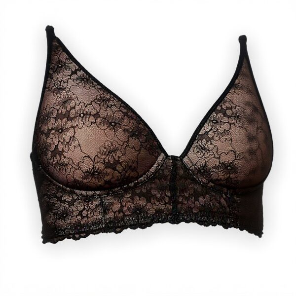 Reggiseno Donna Triumph Bright Spotlight Nero Senza Ferretto
