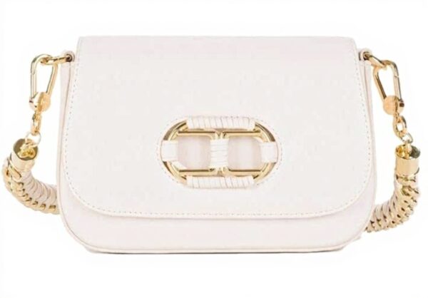 Borsa Elisabetta Franchi Pelle Avorio Modello Burro 193