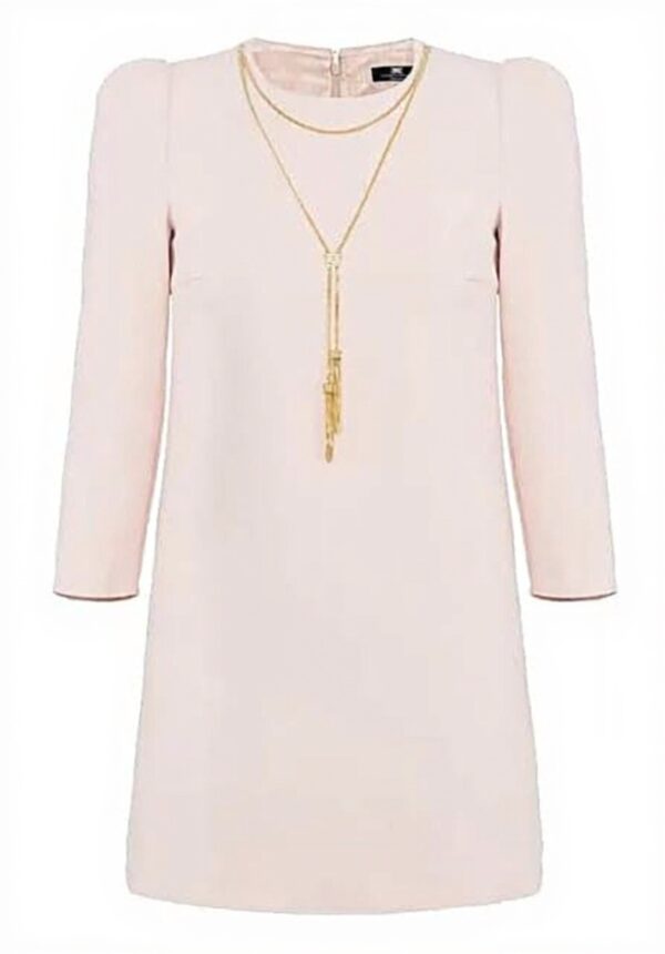 Vestito Cocktail Elisabetta Franchi Rosa Modello Donna