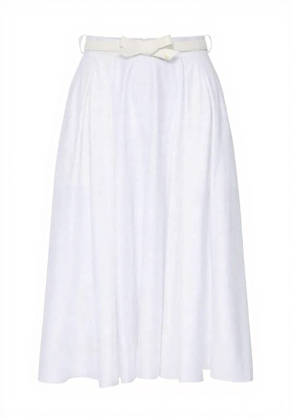 Gonna Elisabetta Franchi Satin Cintura Donna Abbigliamento