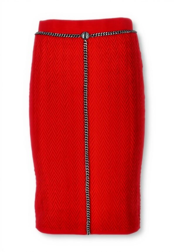 Elisabetta Franchi Gonna Red Passion GK05B47E2 - Moda Donna