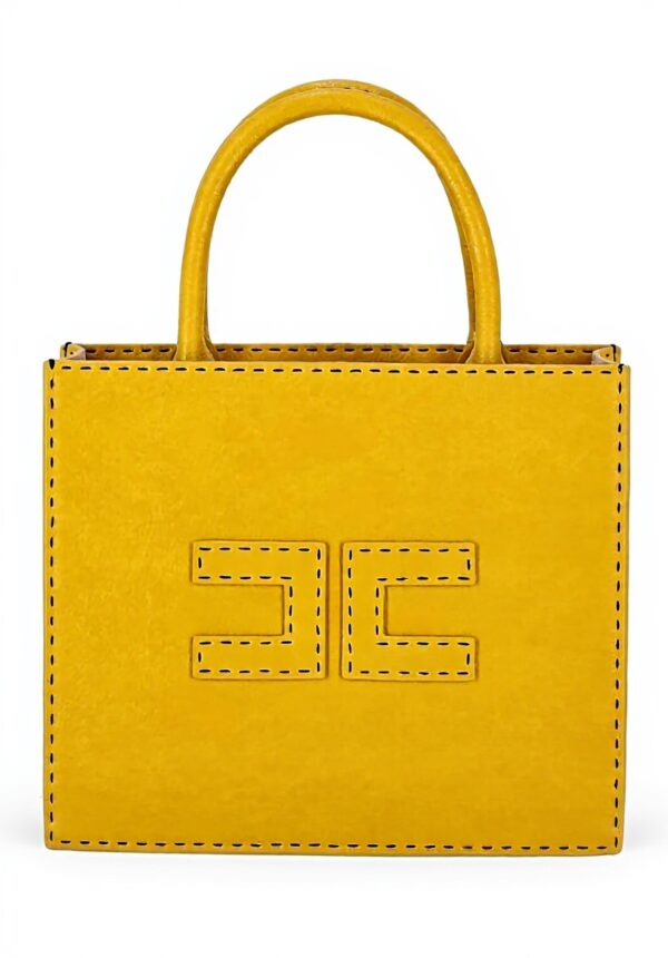 Borsa Elisabetta Franchi Curry BS08A51E2 Donna Materiale