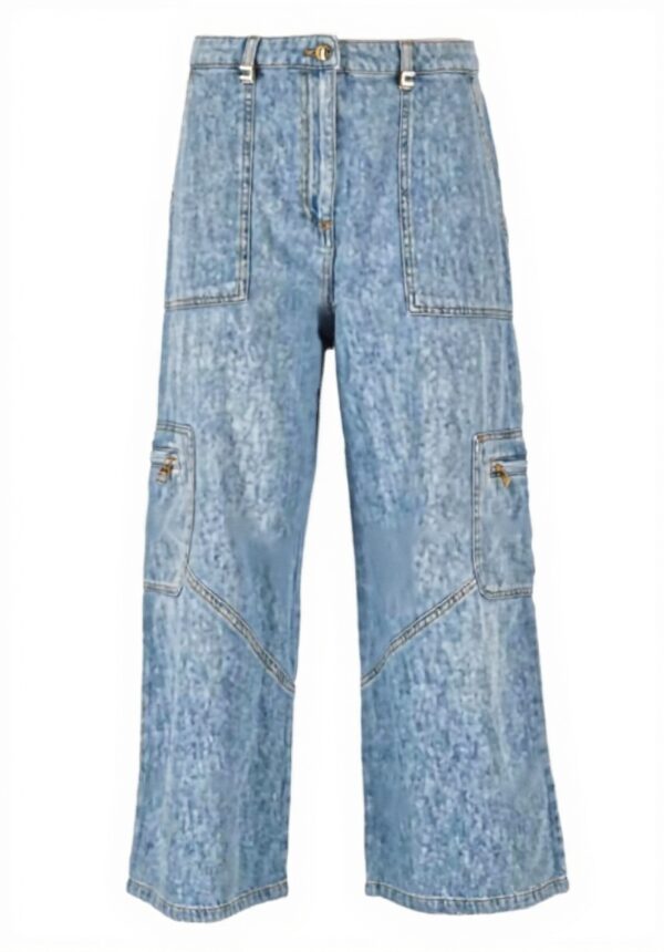 Jeans Cargo Elisabetta Franchi Donna Cotone Tasconi