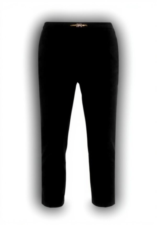 Pantalone Elisabetta Franchi Tessuto Tecnico Bielastico Nero