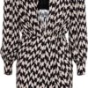 Jersey Donna Pull On Manica Lunga Abito Cocktail Informale-2