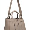 Borsa a mano Elisabetta Franchi donna ecopelle greige-1