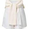 Gilet gabardina misto lino Elisabetta Franchi donna moda-2