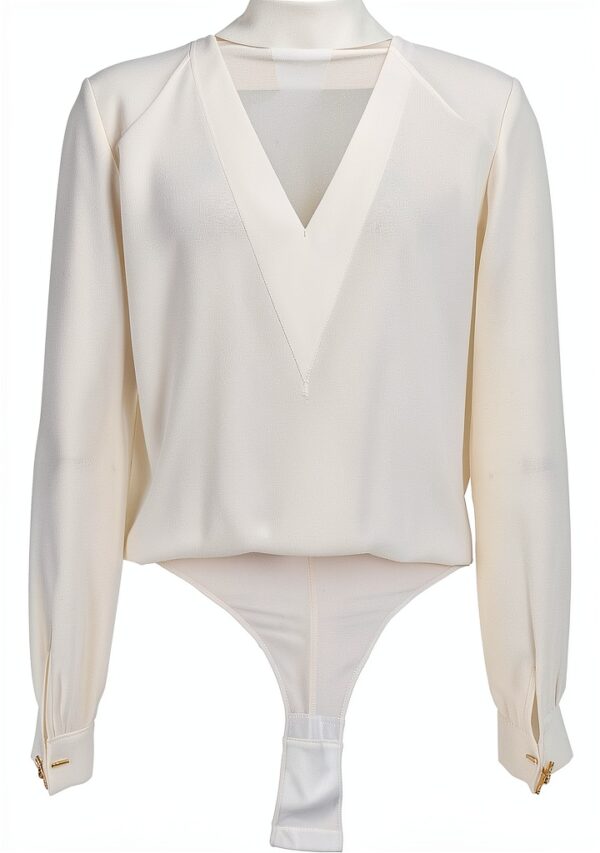 Elisabetta Franchi Body Avorio 100 Pl Modello CB00751E2-2