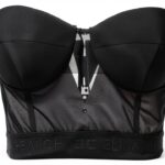 Top Elisabetta Franchi Nero Donna Materiale Pl Modello-0