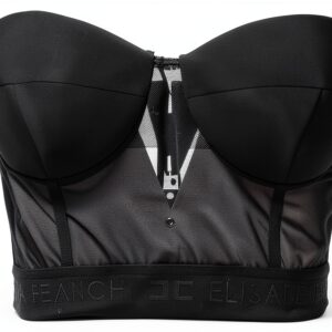Top Elisabetta Franchi Nero Donna Materiale Pl Modello-0