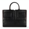 Borsa Tote Elisabetta Franchi pelle martellata tracolla-3