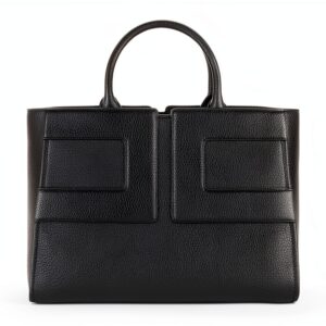 Borsa Tote Elisabetta Franchi pelle martellata tracolla-0