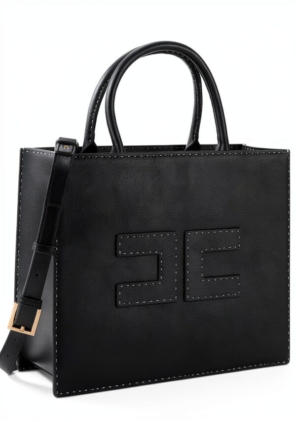 Tote bag Elisabetta Franchi sintetico nera donna taglia-1