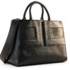 Borsa Tote Elisabetta Franchi pelle martellata tracolla-2