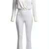 Tuta Elisabetta Franchi costume intero avorio taglia 38-0