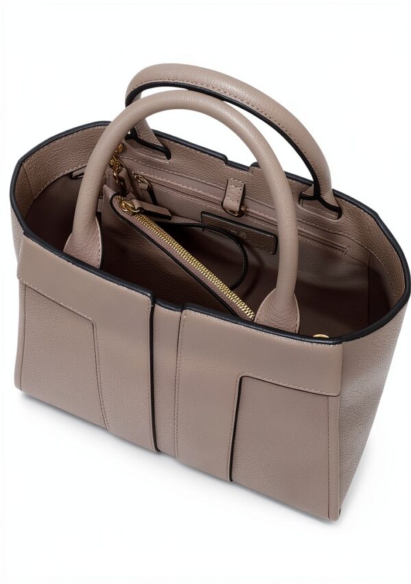 Borsa a mano Elisabetta Franchi donna ecopelle greige-3