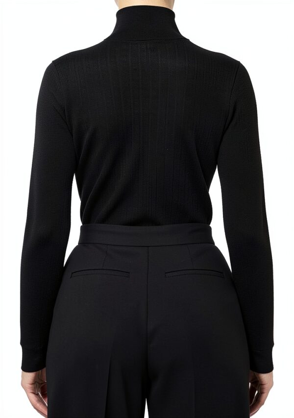 Maglia lana Elisabetta Franchi donna aderente dolcevita-3