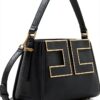 Tote bag Elisabetta Franchi pelle martellata tracolla-1