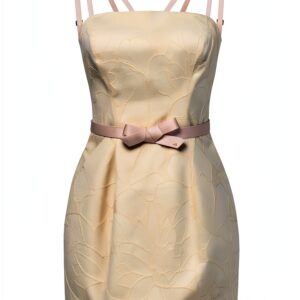 Abito jacquard floreale Elisabetta Franchi donna cintura-0