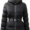 Piumino Nero 100% Pl Chiusura Cerniera Manica Lunga-0