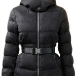Piumino Nero 100% Pl Chiusura Cerniera Manica Lunga-0