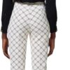 Pantaloni bianchi in crêpe Elisabetta Franchi donna losanghe-2