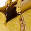 Tote bag Elisabetta Franchi donna sintetico gialla charms-3