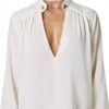 Maglione Vi Uomo Manica Lunga Colore Burro Taglia 42-4