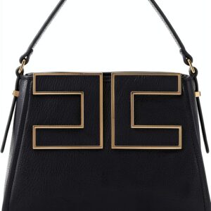 Tote bag Elisabetta Franchi pelle martellata tracolla-0