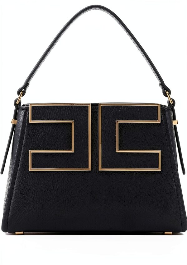 Tote bag Elisabetta Franchi pelle martellata tracolla-0