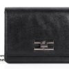 Borsa a tracolla Elisabetta Franchi Ecopelle nero donna-0