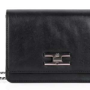 Borsa a tracolla Elisabetta Franchi Ecopelle nero donna-0