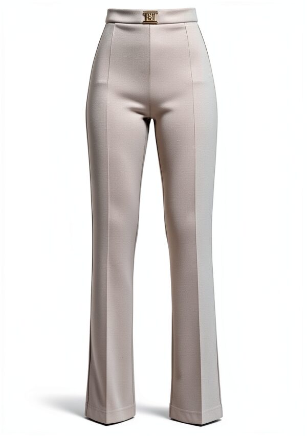 Pantaloni Palazzo Elisabetta Franchi Crêpe Stretch Donna