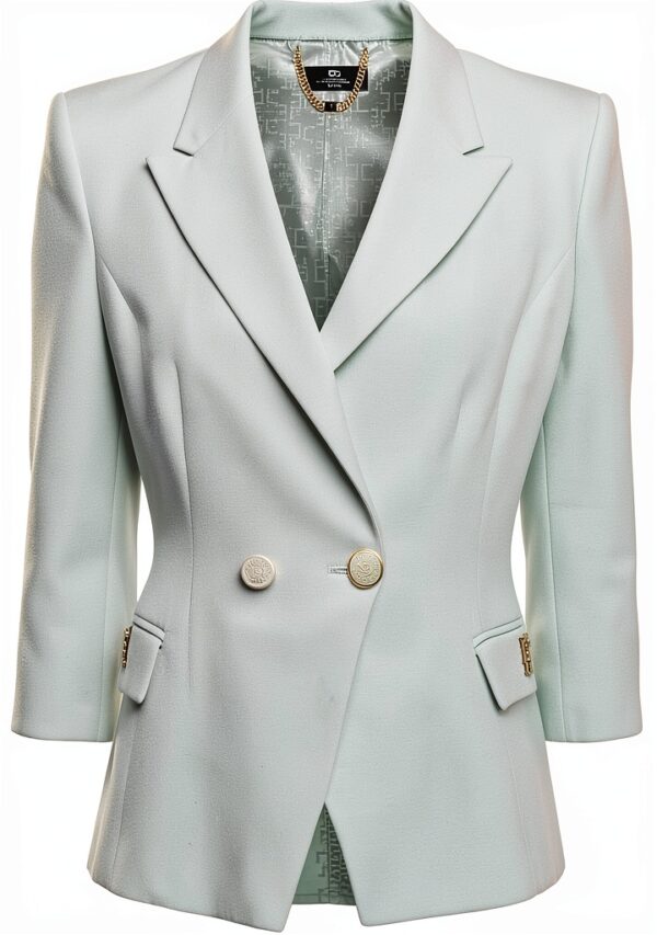 Giacca Elisabetta Franchi Donna Celeste Blazer Elegante