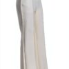 Pantaloni donna Avorio 96% Pl 4% Elastan taglia 44-5