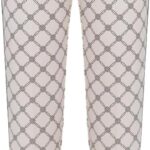 Pantaloni bianchi in crêpe Elisabetta Franchi donna losanghe-0