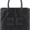 Tote bag Elisabetta Franchi sintetico nera donna taglia-0