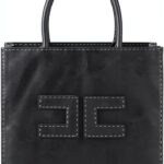 Tote bag Elisabetta Franchi sintetico nera donna taglia-0