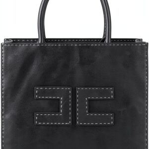 Tote bag Elisabetta Franchi sintetico nera donna taglia-0