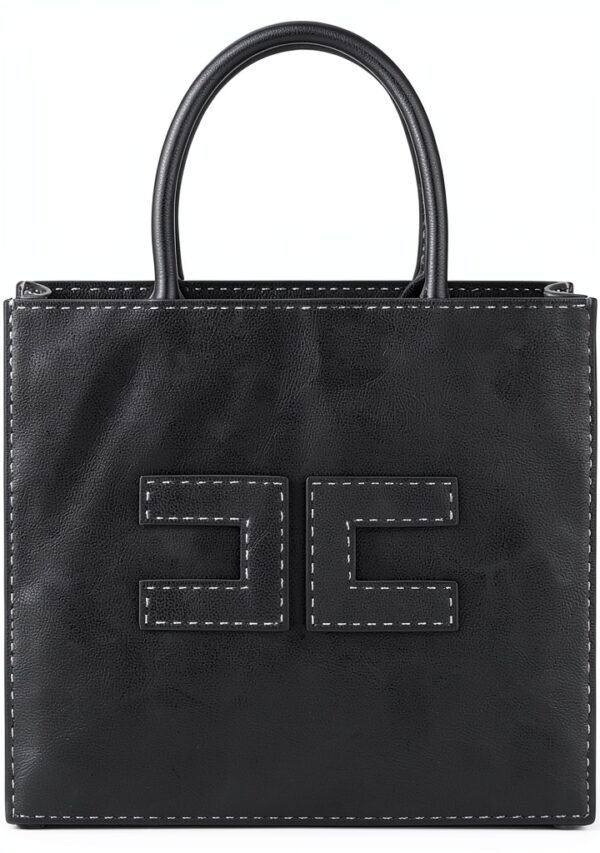 Tote bag Elisabetta Franchi sintetico nera donna taglia-0
