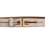 Cintura Elisabetta Franchi pelle fibbia classica donna-0