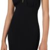 Abito Sirena Nero Vestito Cerimonia Donna VI Elastan-1