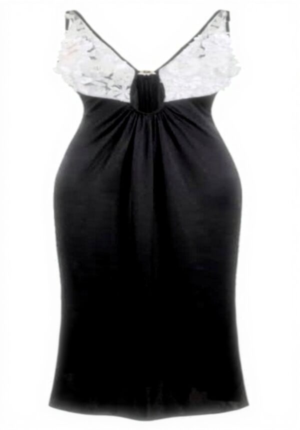 Elisabetta Franchi Abito Red Carpet Seta Tulle Fiori 3D