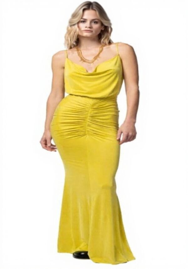 Vestito Elisabetta Franchi Donna Giallo Mermaid Casual