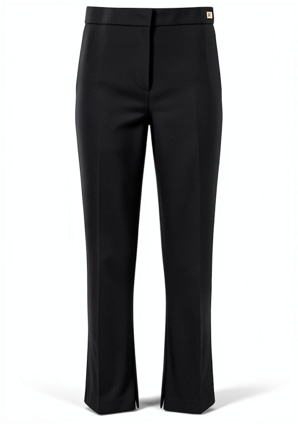 Pantalone in crêpe con spacchetti Elisabetta Franchi Donna