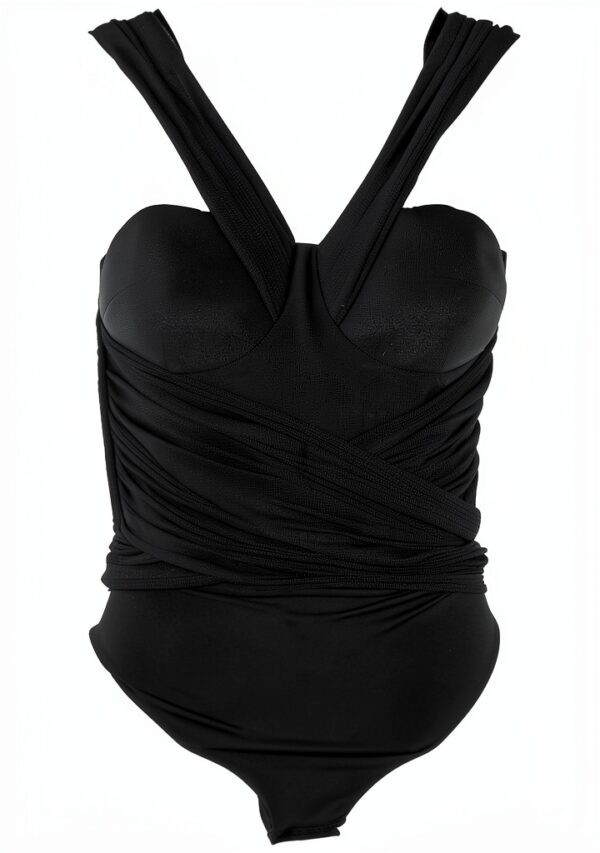 Body Donna ELISABETTA FRANCHI Nero senza maniche lavabile a