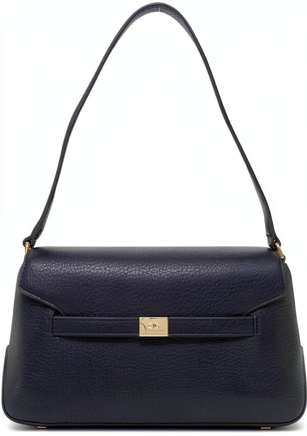 Borsa a spalla Elisabetta Franchi Nero Ecopelle Donna