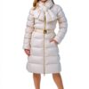 Piumino Elisabetta Franchi donna jacquard losanghe tessuto-1